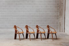 Mario Marenco & Antonella Scarpitta "830" per Mobil Girgi, 1980, Set di 4 sedie