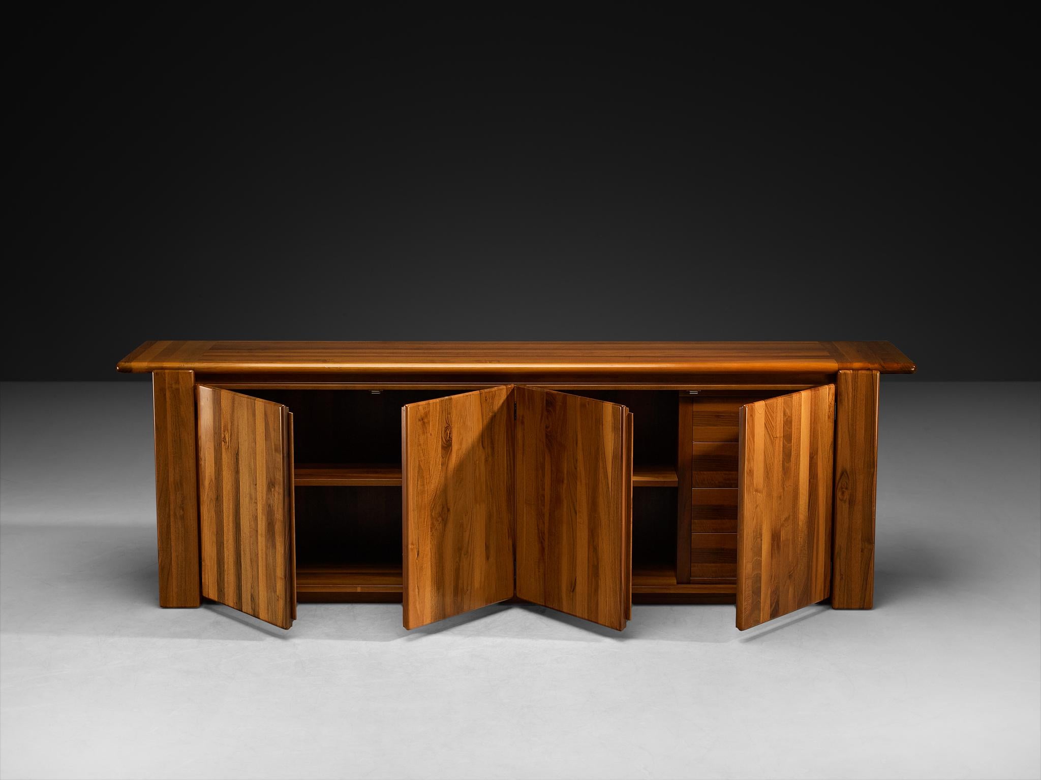 Mario Marenco for Mobil Girgi 'Sapporo' Sideboard in Walnut en vente 2