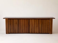 Mario Marenco for Mobil Girgi 'Sapporo' Sideboard in Walnut Italy c1970s