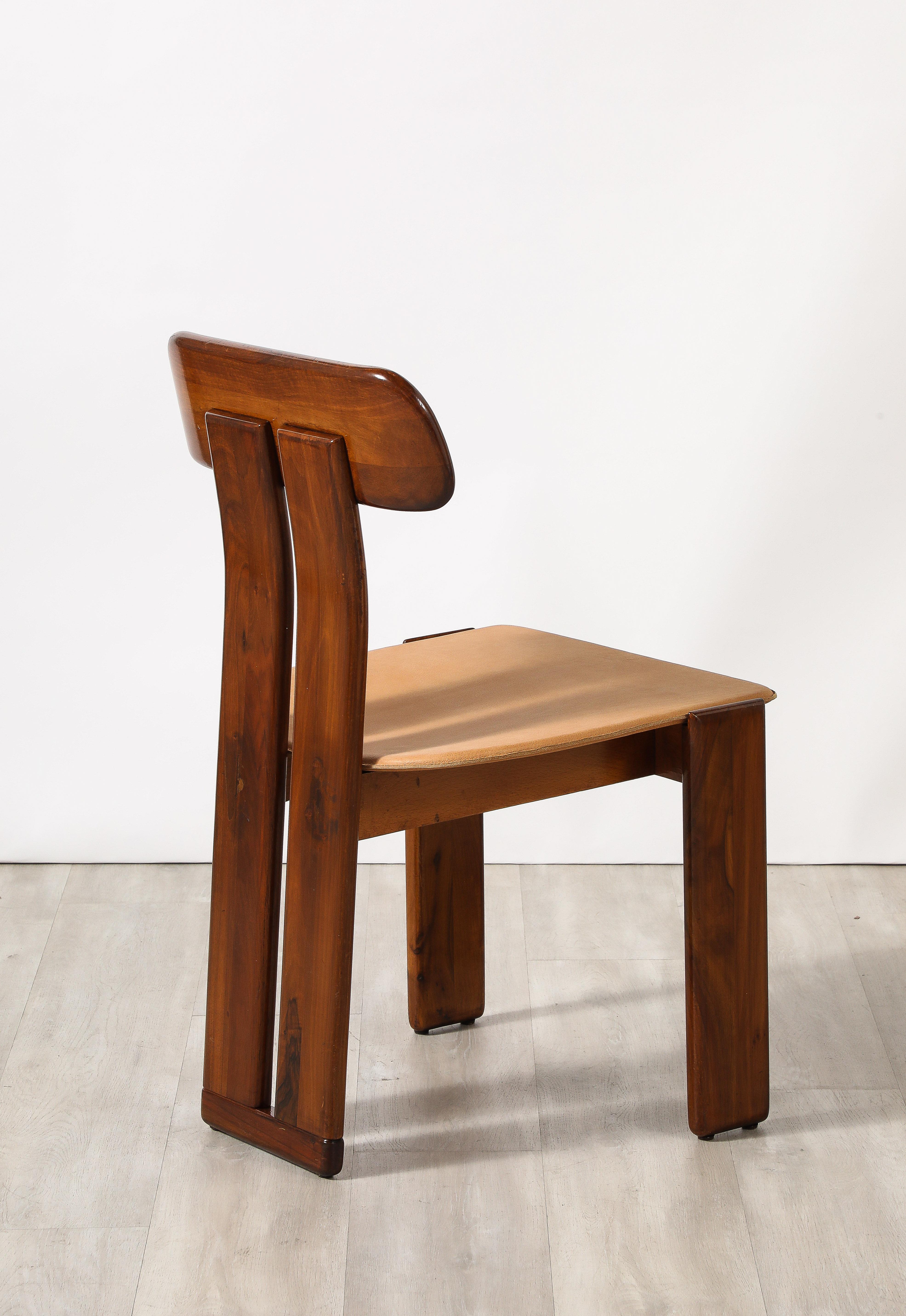 Mario Marenco for Mobil Girgi Set of Six 'Sapporo' Dining Chairs, circa 1970 8