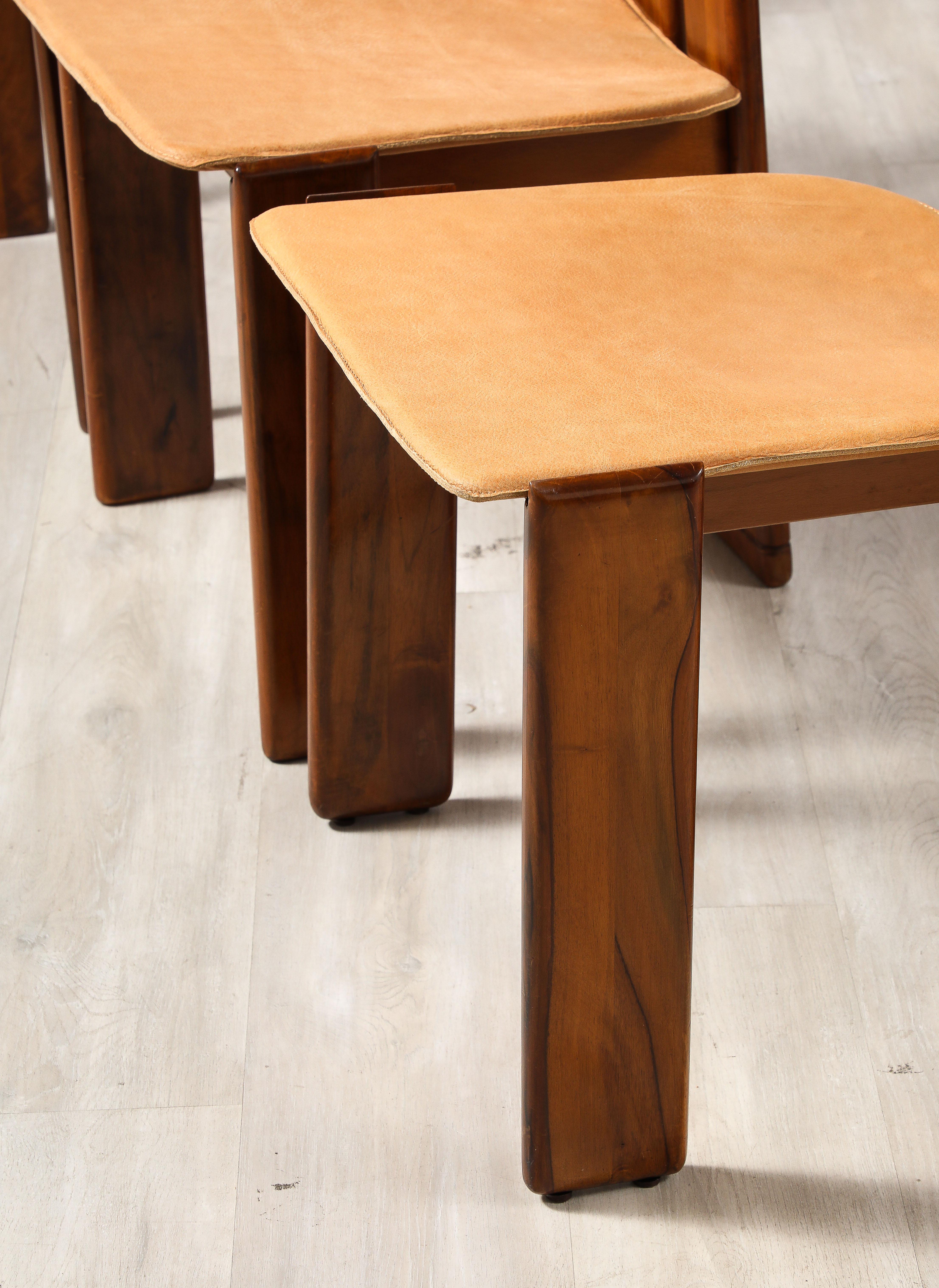 Modern Mario Marenco for Mobil Girgi Set of Ten 'Sapporo' Dining Chairs, circa 1970