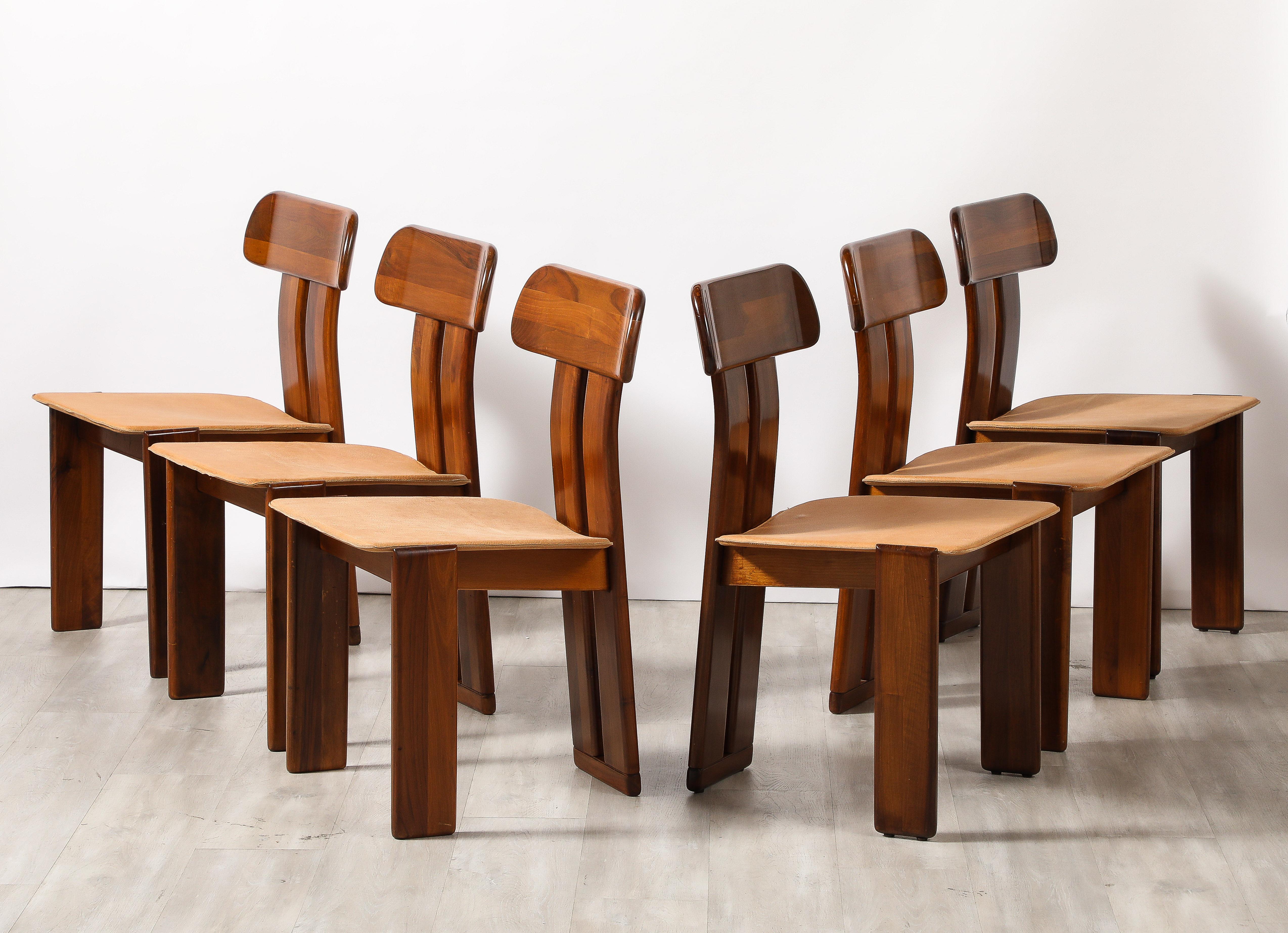 Italian Mario Marenco for Mobil Girgi Set of Ten 'Sapporo' Dining Chairs, circa 1970