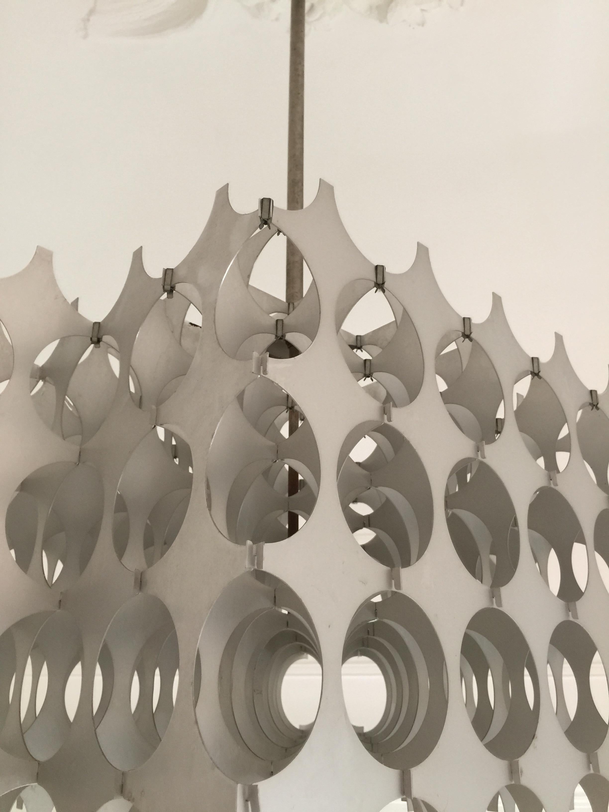 Mario Marenco Italian Sculptural Cynthia Pendant Lamp for Artemide, 1968 3