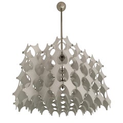 Mario Marenco Italian Sculptural Cynthia Pendant Lamp for Artemide, 1968