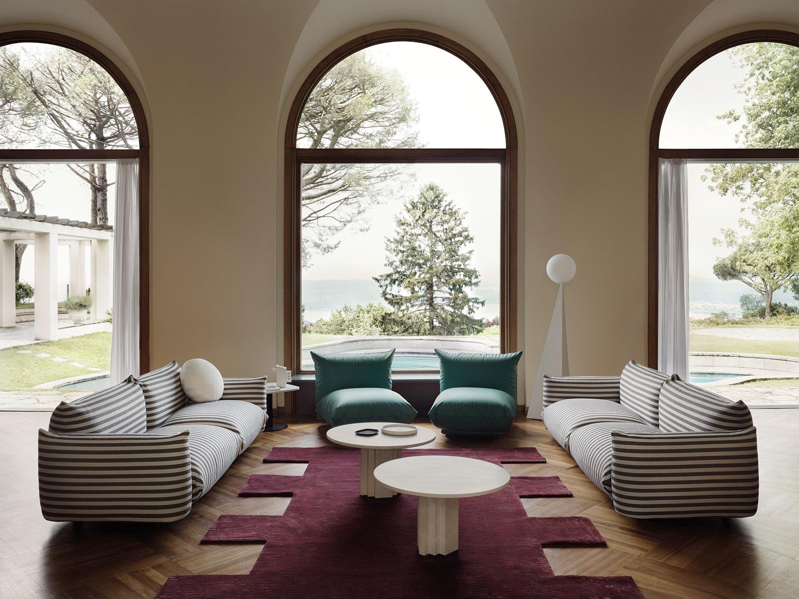 Mid-Century moderno Mario Marenco 'Marenco' Divano a 3 posti 255 per Arflex in vendita