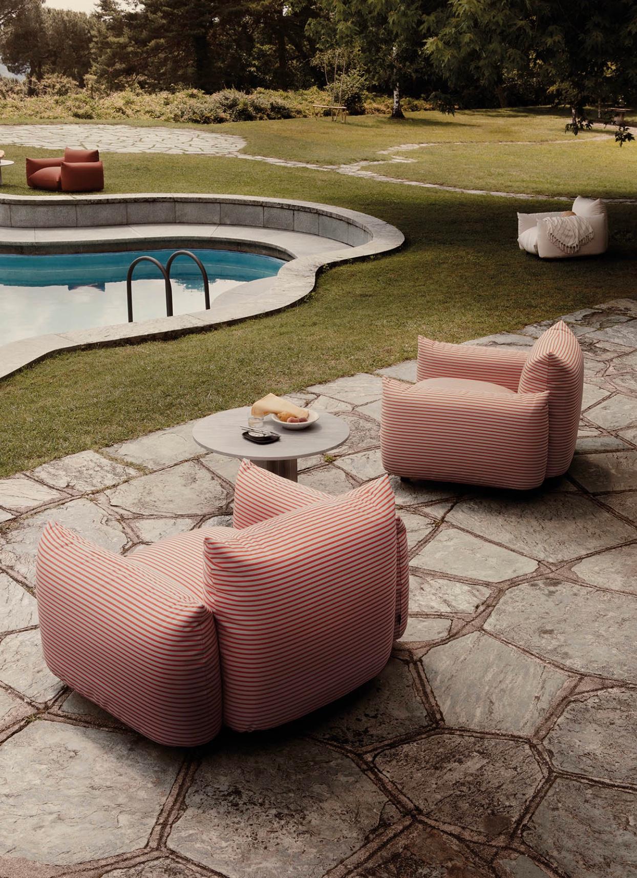 Mario Marenco 'Marenco' Outdoor Lounge Chair per Arflex in vendita 3