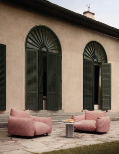 Mario Marenco Pair of 'Marenco' Outdoor Lounge Chairs for Arflex