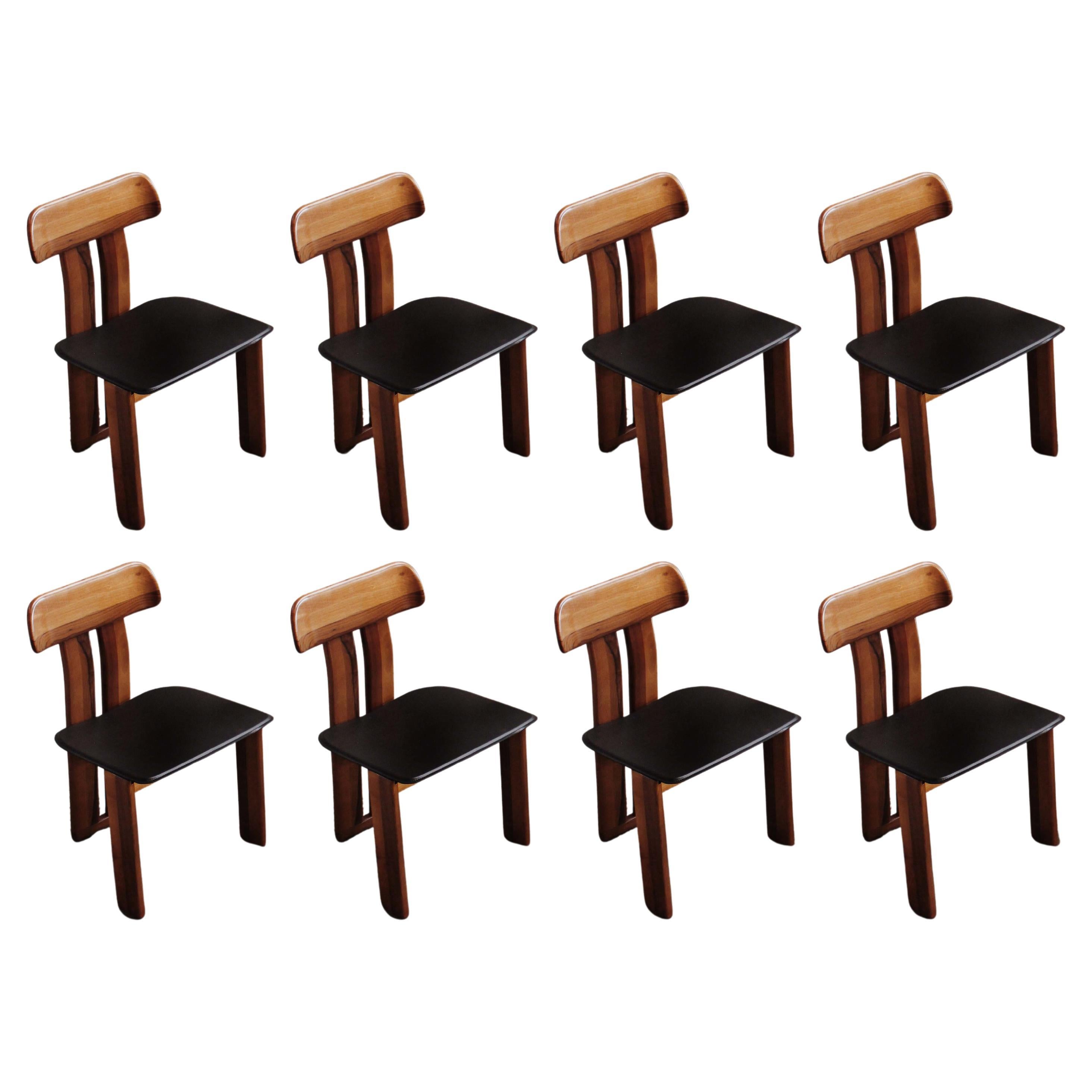 Mario Marenco Sillas "Sapporo" para Mobil Girgi, 1970, lote de 8