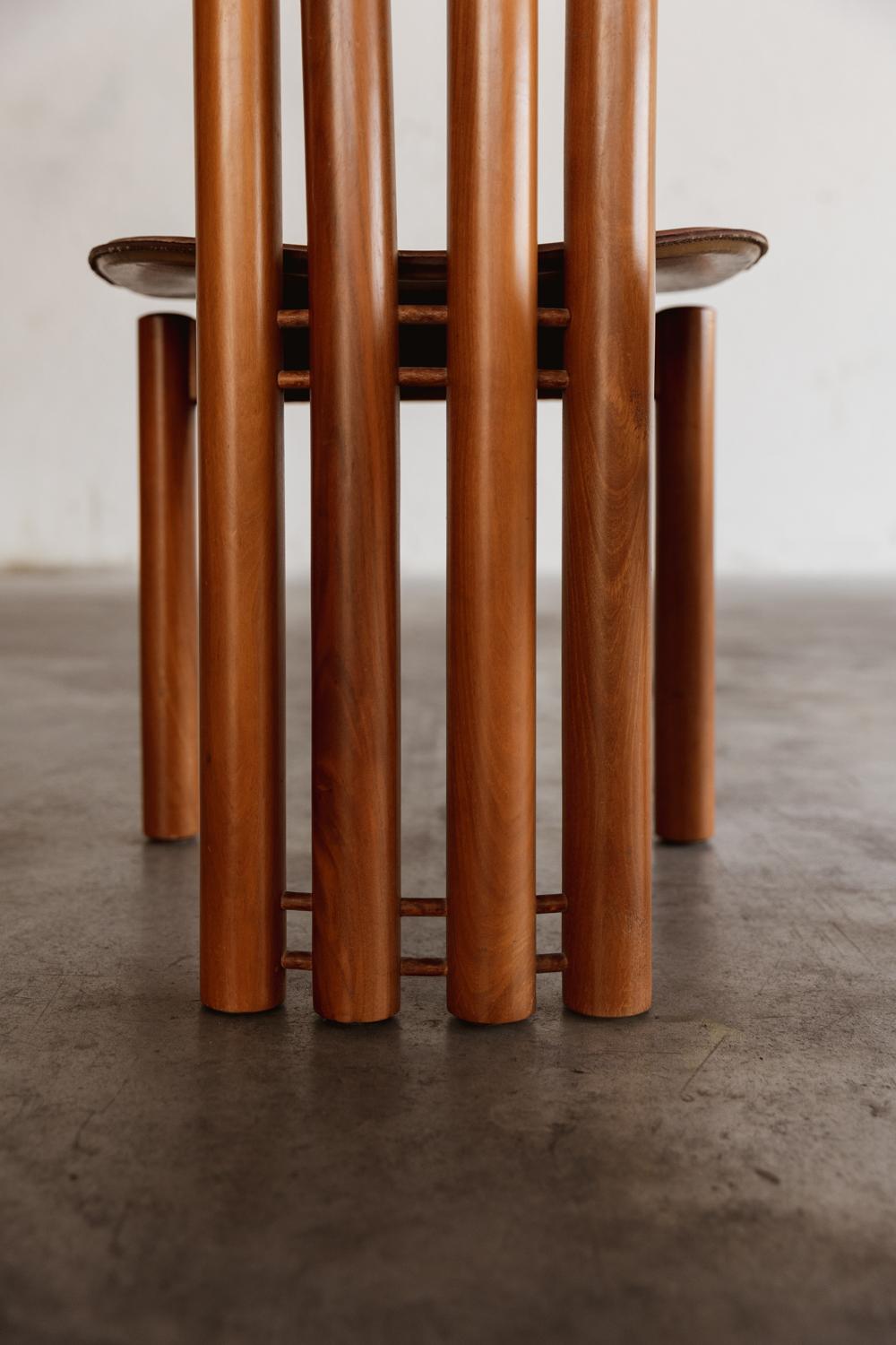 Mario Marenco “Sapporo” Dining Chairs for Mobil Girgi, 1970 In Good Condition For Sale In Lonigo, Veneto
