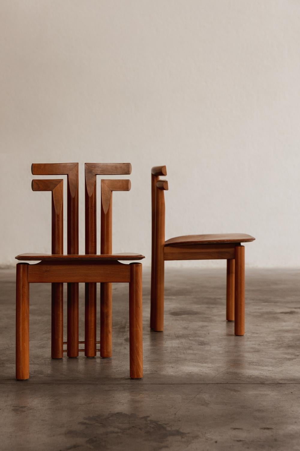 Italian Mario Marenco “Sapporo” Dining Chairs for Mobil Girgi, 1970, set of 2 For Sale