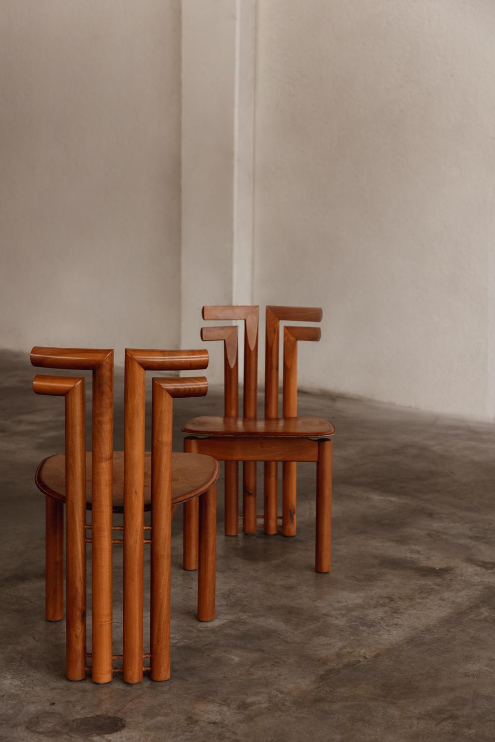 Mario Marenco “Sapporo” Dining Chairs for Mobil Girgi, 1970, set of 2 For Sale 2