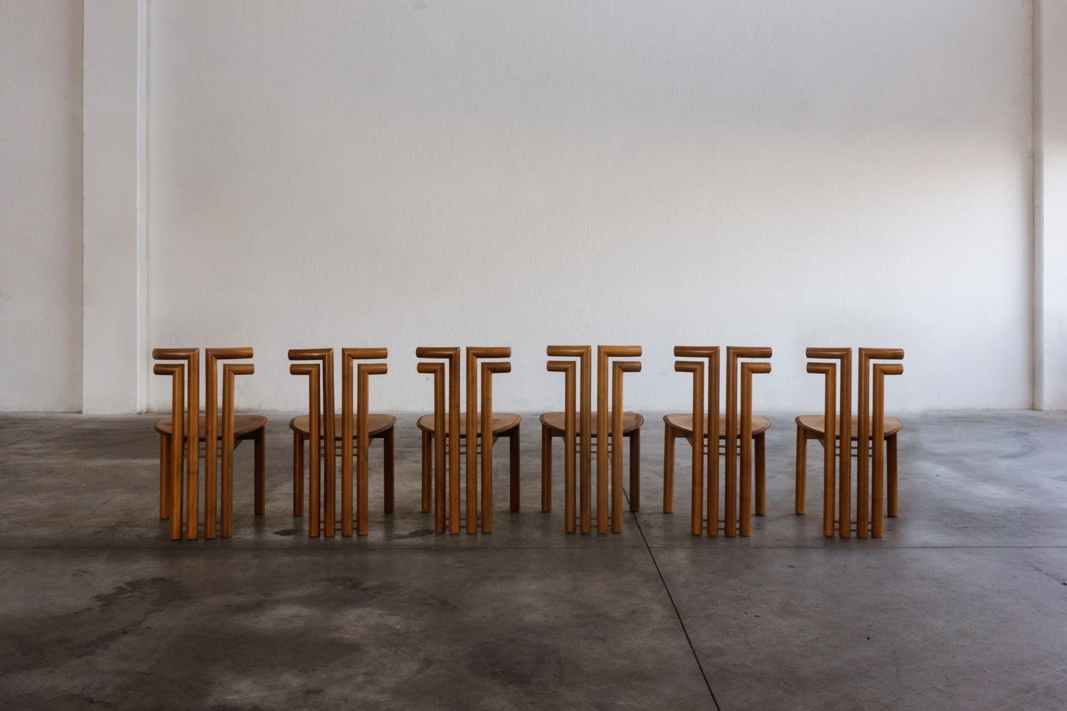 Mario Marenco “Sapporo” Dining Chairs for Mobil Girgi, 1970, Set of 6 2