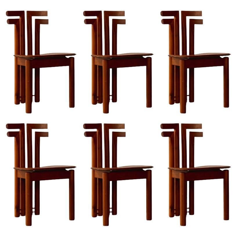 Mario Marenco “Sapporo” Dining Chairs for Mobil Girgi, 1970, Set of 6