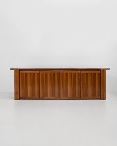 Mario Marenco 'Sapporo' Walnut Credenza for Mobilgirgi, Italy, 1970s