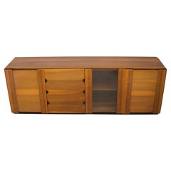 Mario Marenco “Sapporo” Walnut Sideboard for Mobilgirgi, Italy 1970s