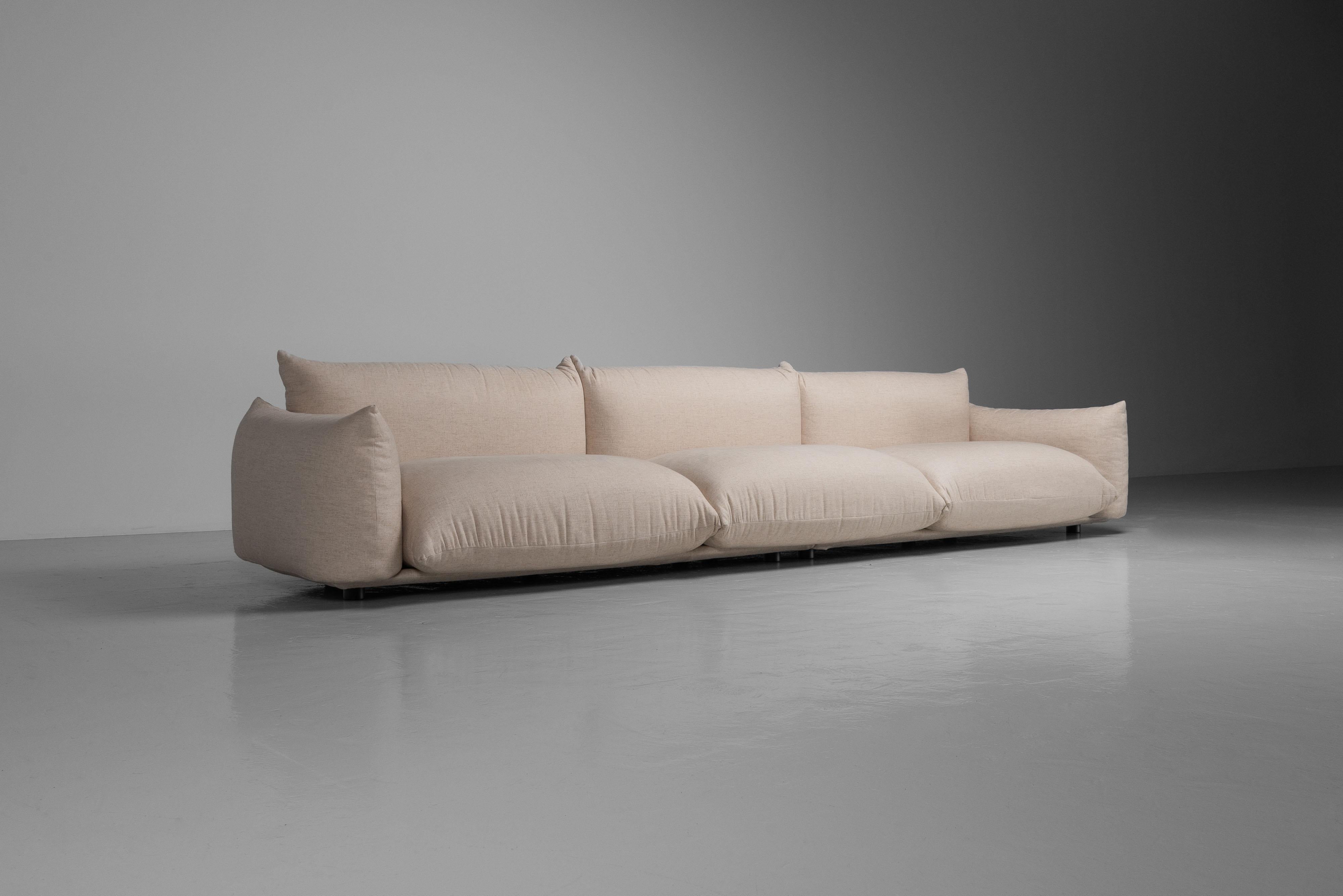 Mario Marenco sofa and poof Arflex Italy 1971 For Sale 4