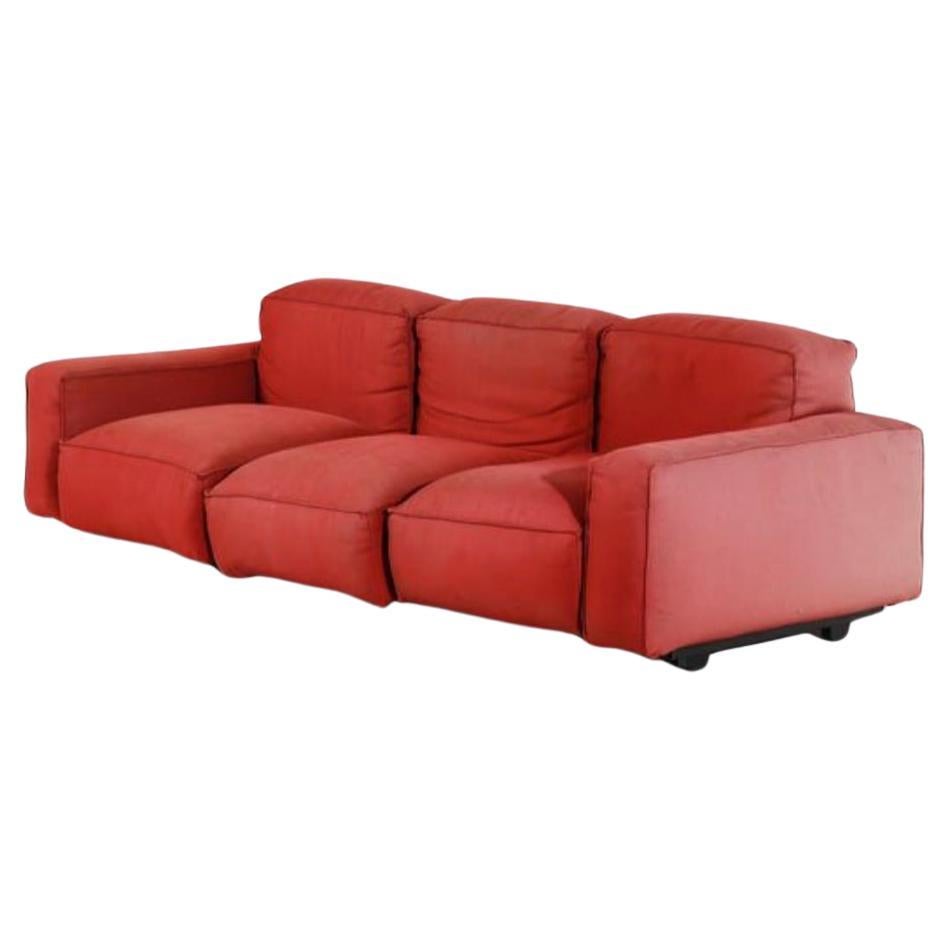 Mario Marenco Three seater Marechiaro sofa for Arflex For Sale