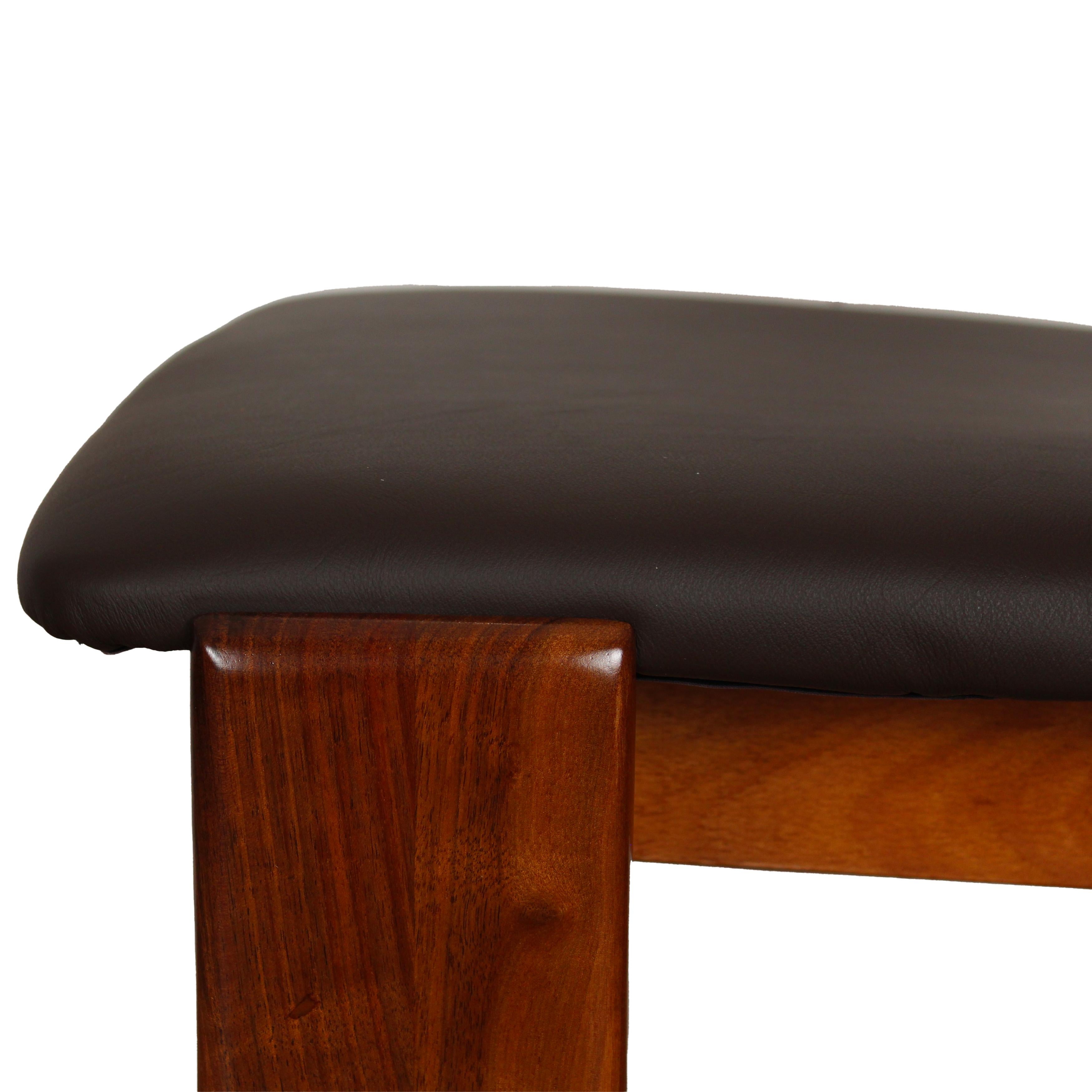 Chaises de salle à manger Mario Marenco en noyer Sapporo pour Mobilgirgi, 1970, ensemble de 4 pièces en vente 13