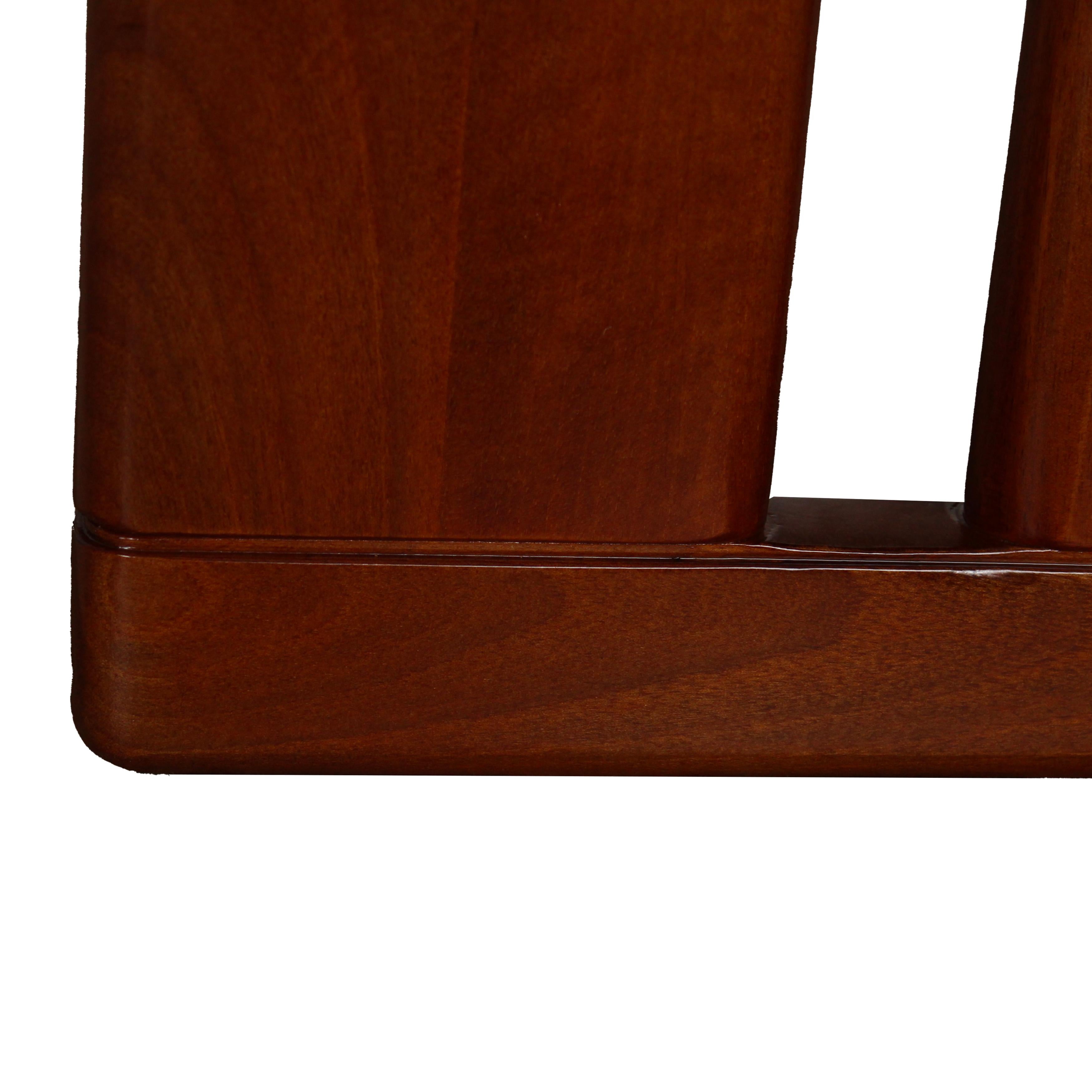 Mario Marenco Walnut Sapporo Dining Chairs for Mobilgirgi, 1970s, Set of 8 For Sale 13