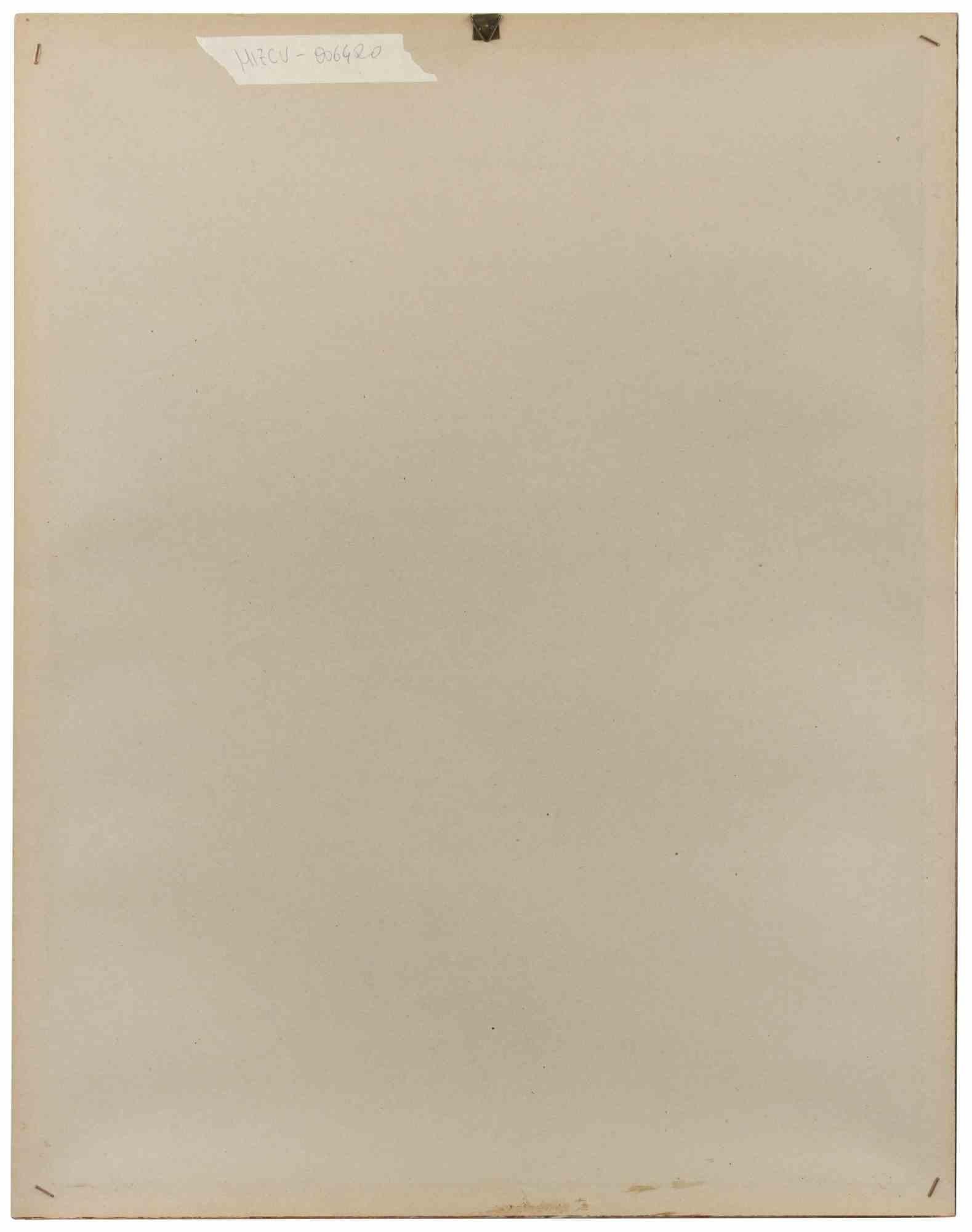 Untitled - Oil paint by Mario Martini - 1981 For Sale 2