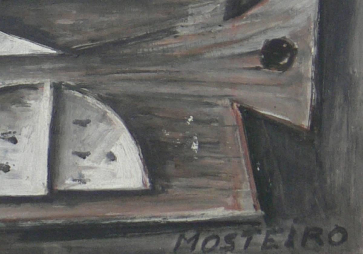 Mario Mosteiro Natura morta Dipinto a olio su cartone in vendita 1