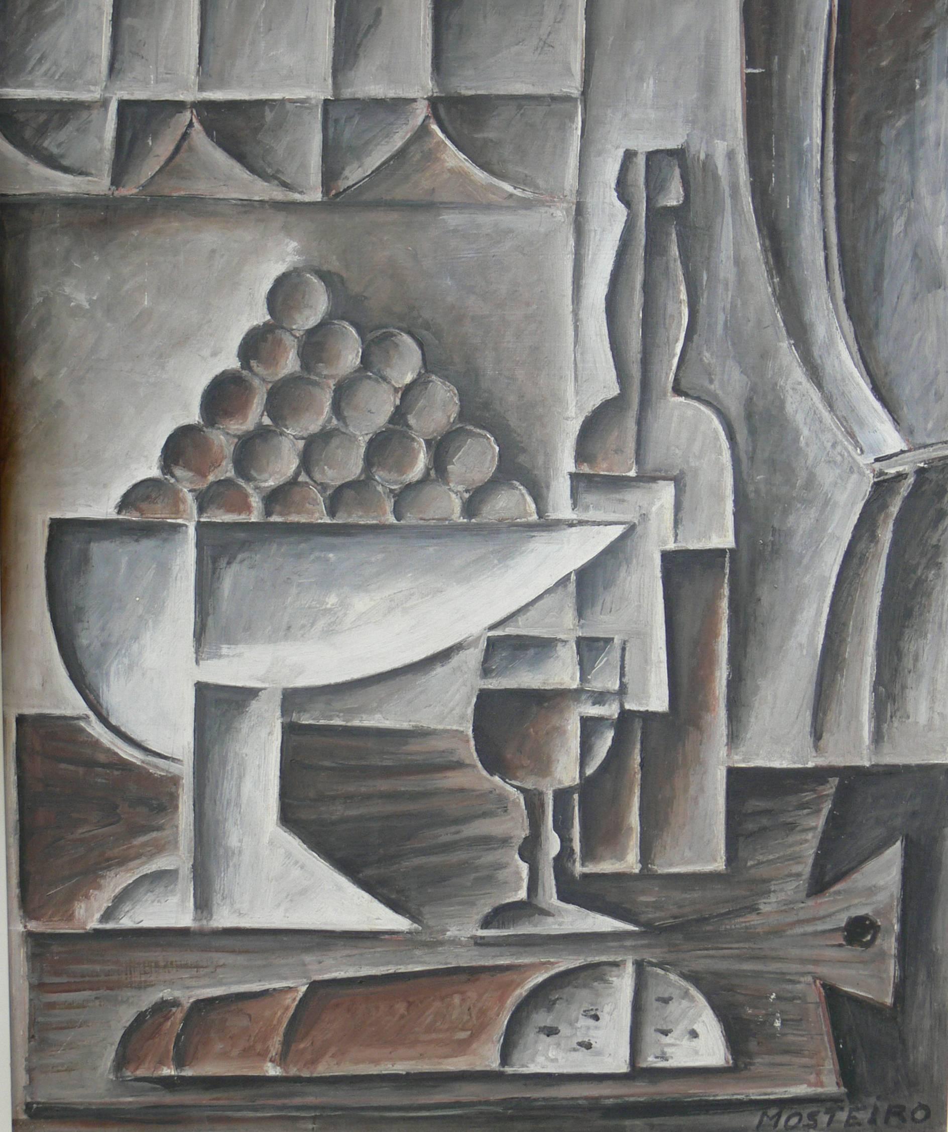 Ölgemälde auf Karton von Mario Mosteiro. Signiert unten rechts. Gerahmt. Abmessungen: 25,59 x 21,65 Zoll (65 x 55 cm)

Mario Mosteiro  ( 1915 - 1982 ) war in Uruguay und Argentinien tätig/lebte dort. Mario Mosteiro ist bekannt für abstrakte Figuren-