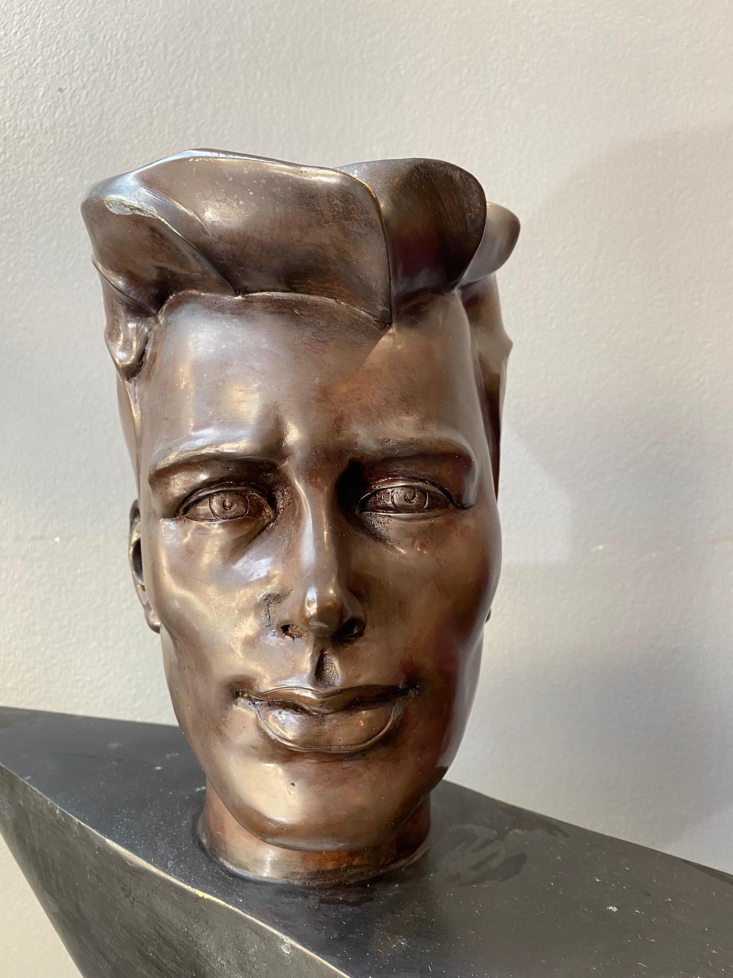 James Dean by Mario Napoli - Bronze 60x50x28 cm For Sale 2