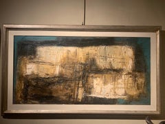 Dipinto astratto italiano degli anni sessanta