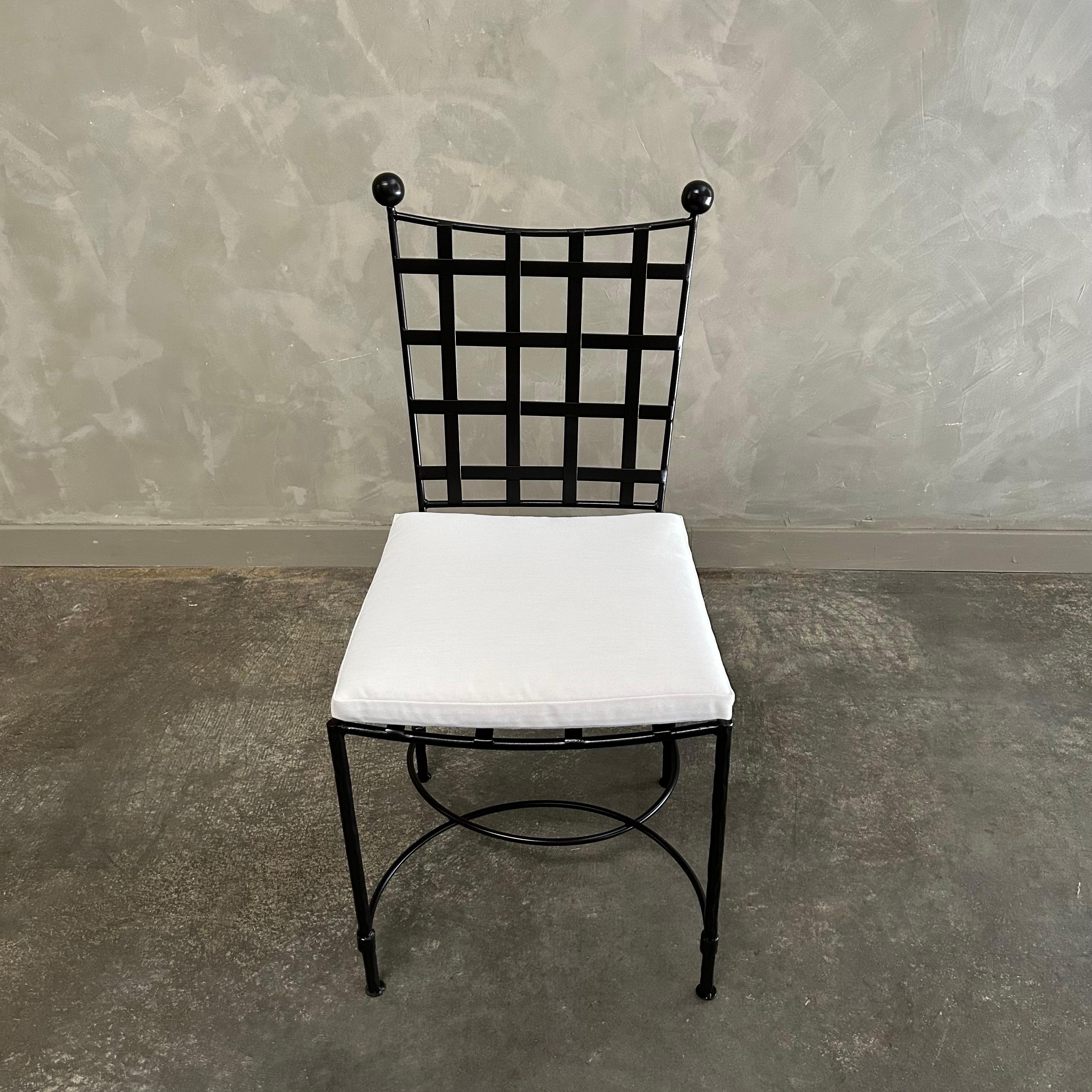 Iron Mario outdoor iron dining chair For Sale