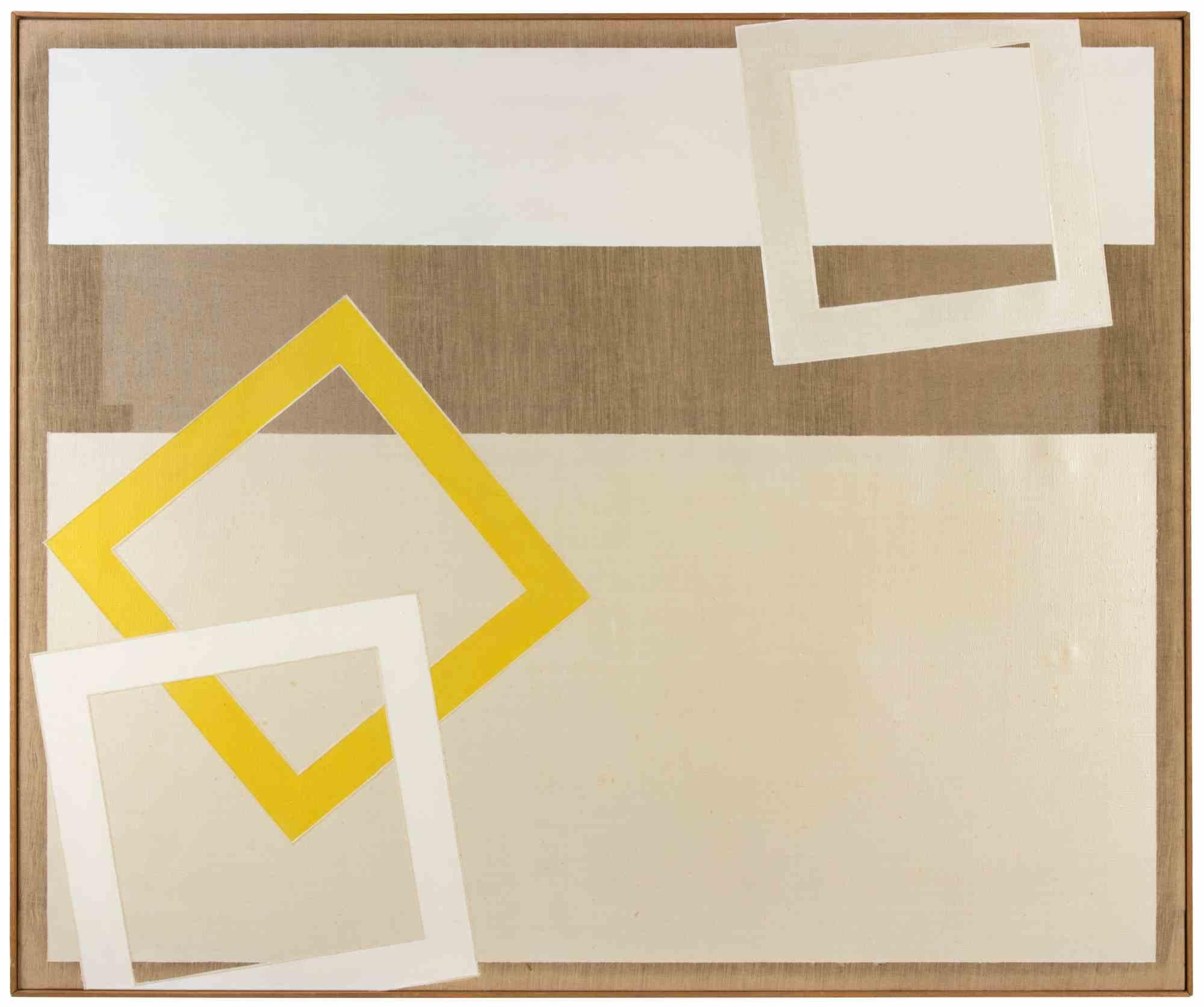 White is an contemporary artwork realized by Mario Padovan in 1976.

Mixed colored acrylic painting on canvas.

Signature, title, date and technique on the back.