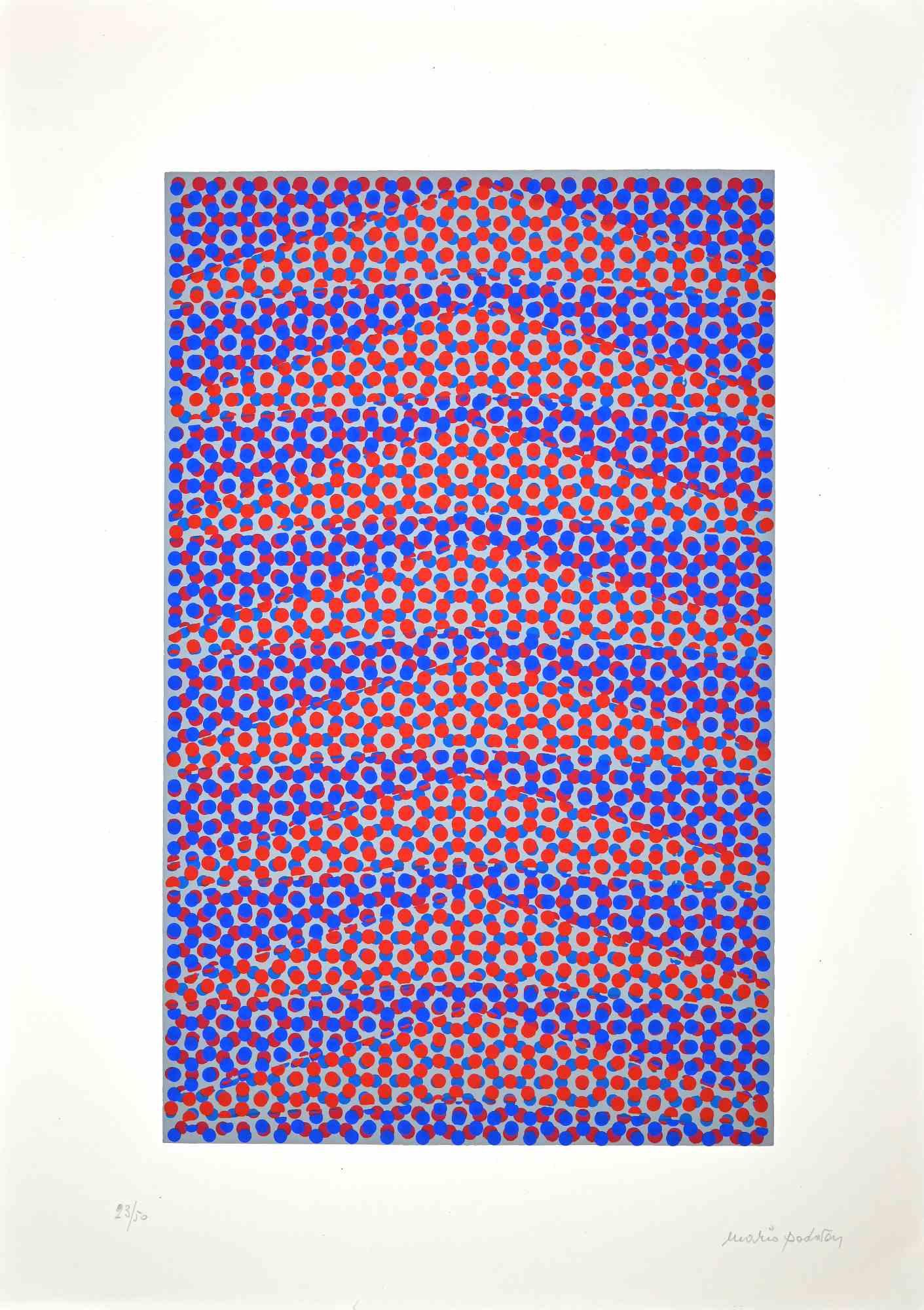 Abstract Composition is a beautiful colored screen print realized by Mario Padovan in 1977.

Hand-signed in pencil on the lower right. Numbered on the lower left, the edition of 50 Prints.

Good conditions.

Authenticity label by La Nuova Foglio on