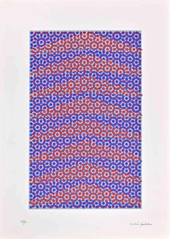 Abstract Composition - Original Screen Print by Mario Padovan - 1971