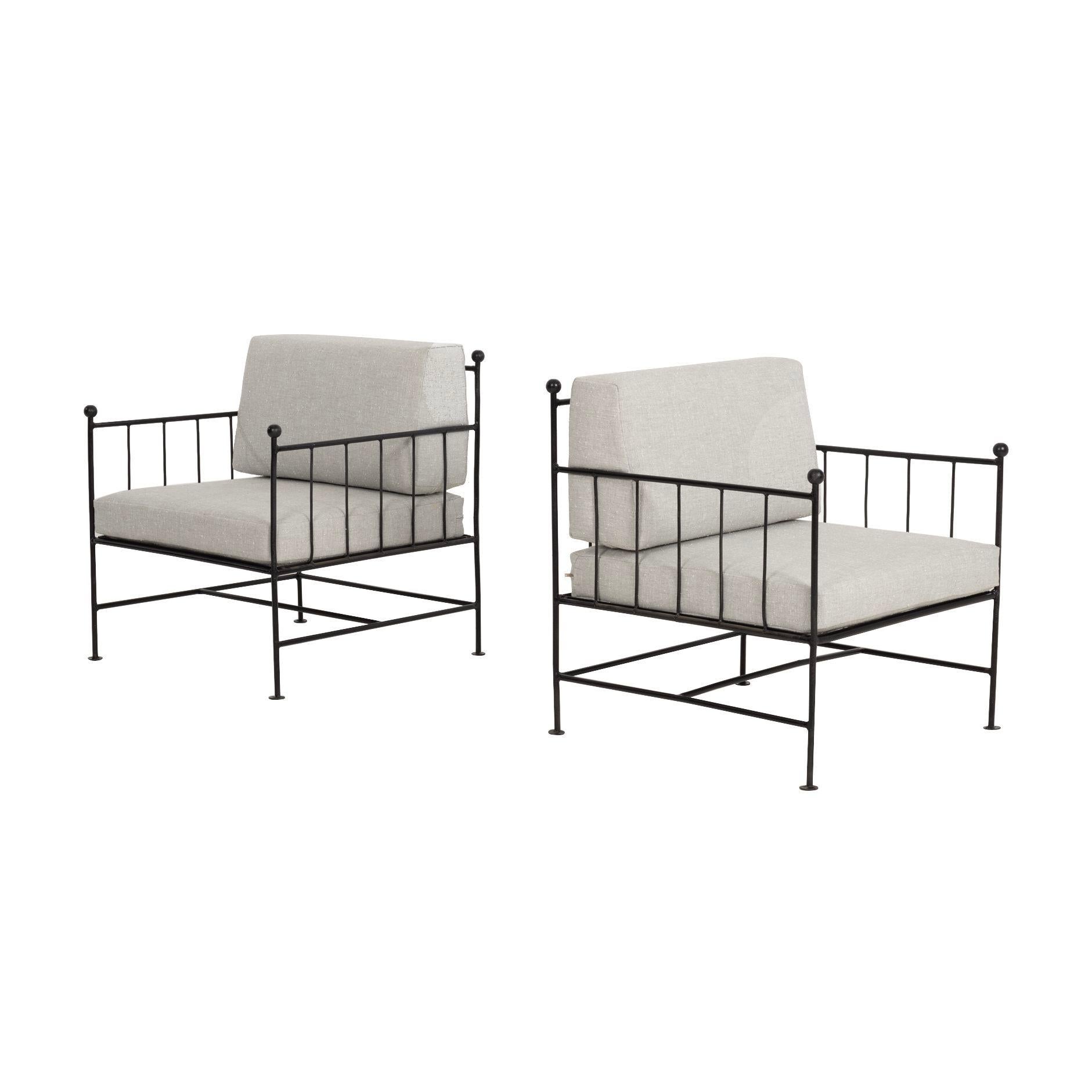 Sillones de hierro forjado Mario Papparzini para Salterini en venta 4