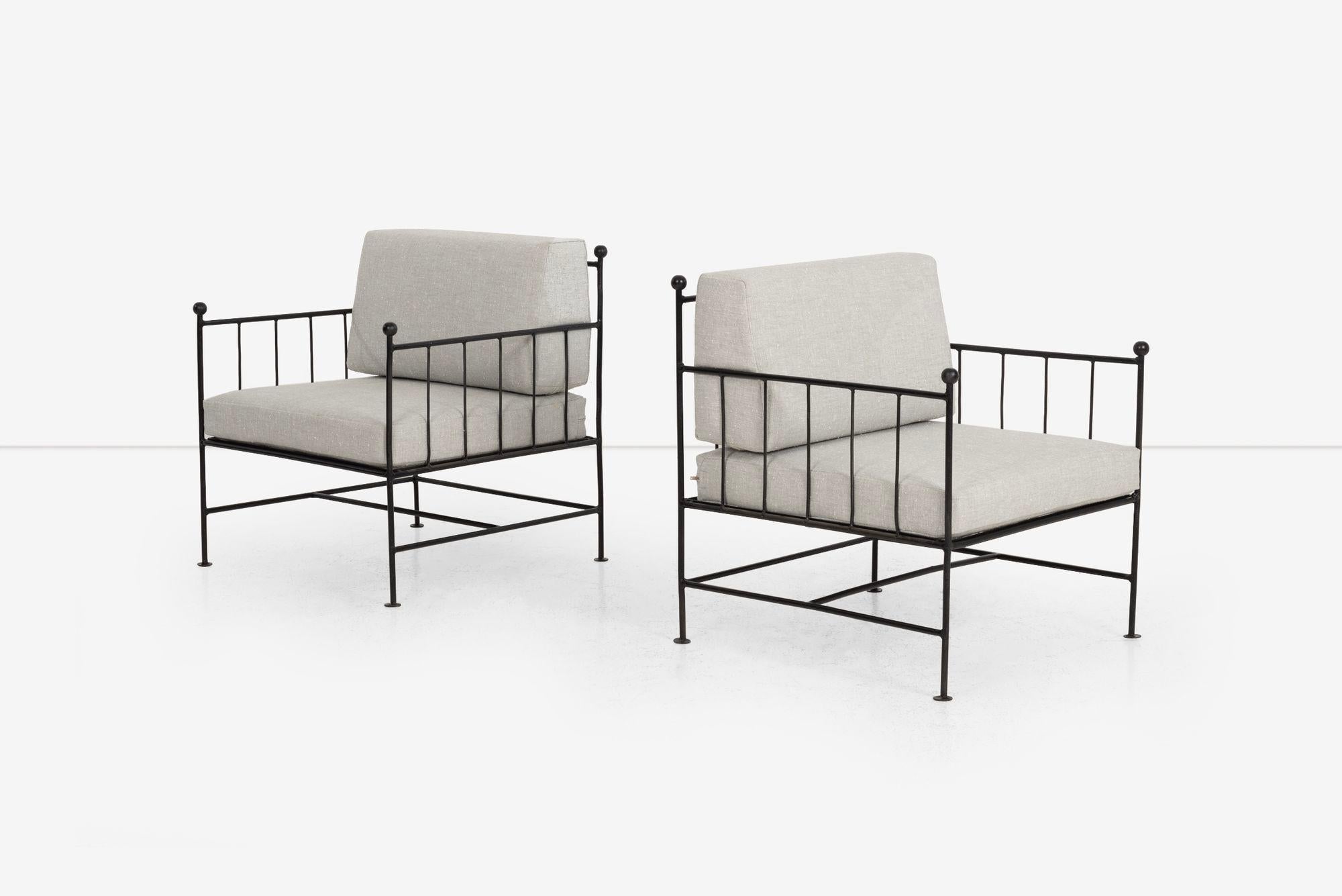 Sillones de hierro forjado Mario Papparzini para Salterini Italiano en venta