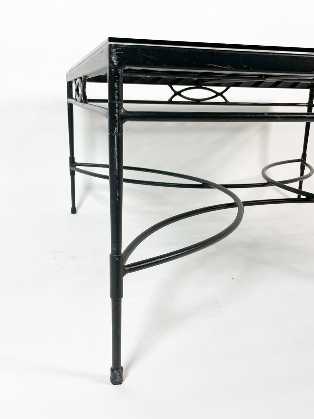 Mario Papperzini Coffee Table with a Glass Top For Sale 1