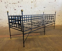 Mario Papperzini Daybed and Chairs for John Salterini / Classic Iron Garden Set