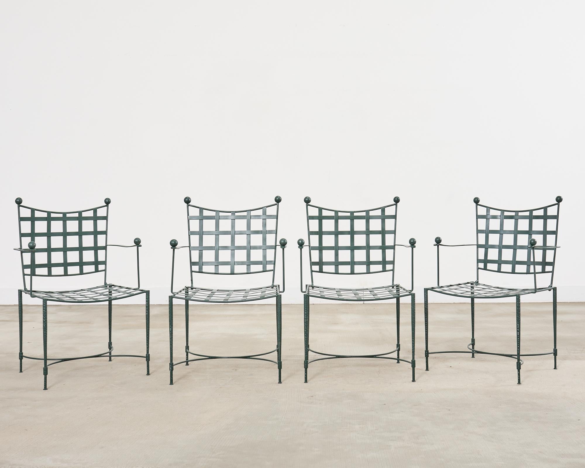 Mario Papperzini for Salterini Iron Garden Dining Suite in vendita 3