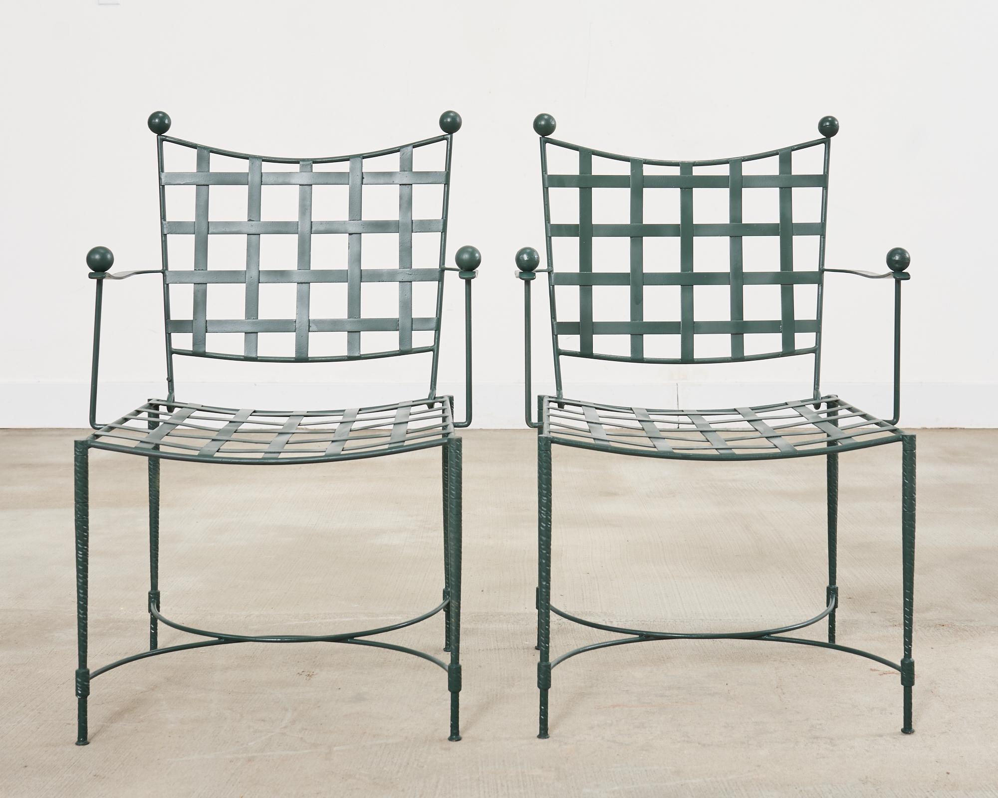 Mario Papperzini for Salterini Iron Garden Dining Suite in vendita 4