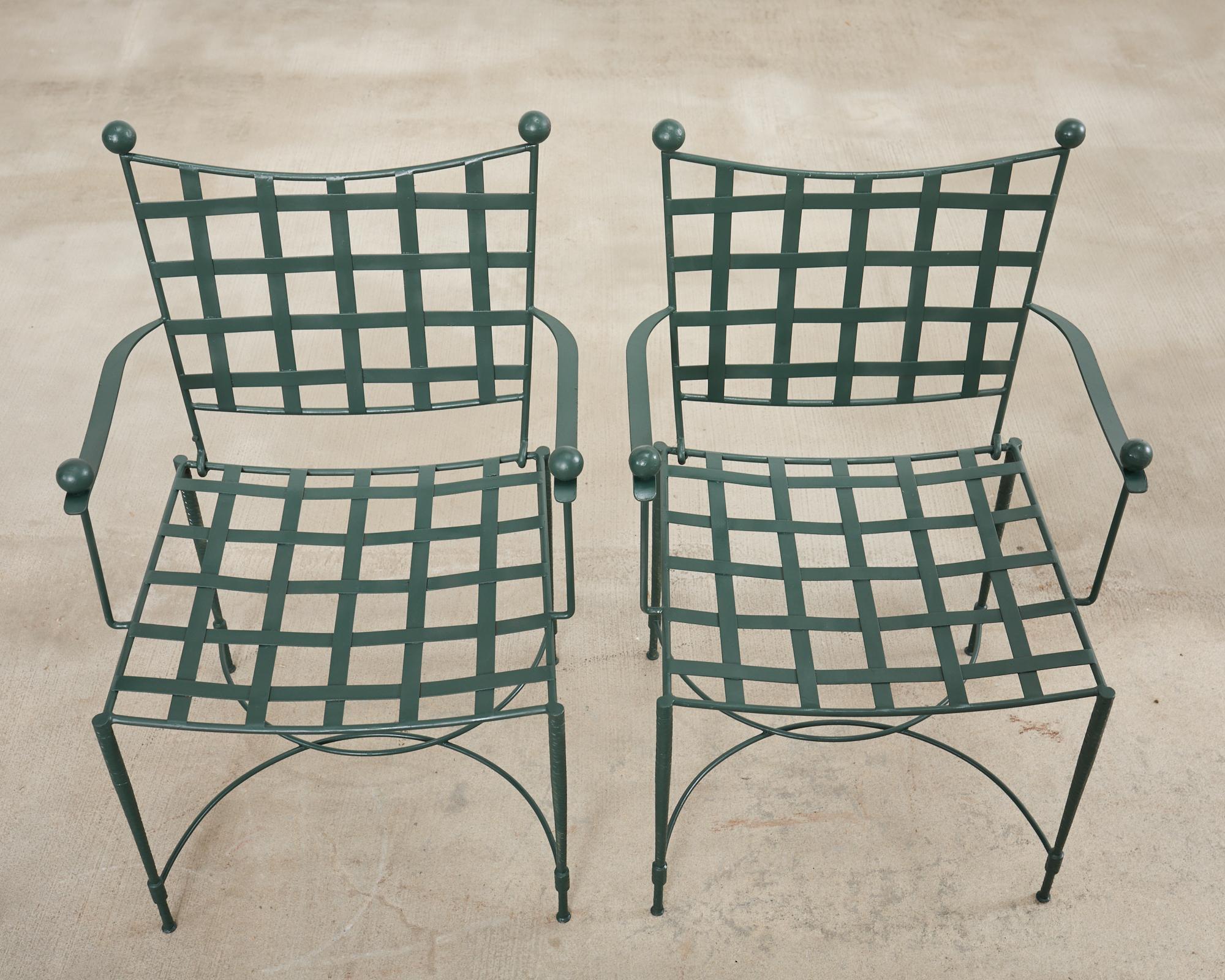 Mario Papperzini for Salterini Iron Garden Dining Suite in vendita 5