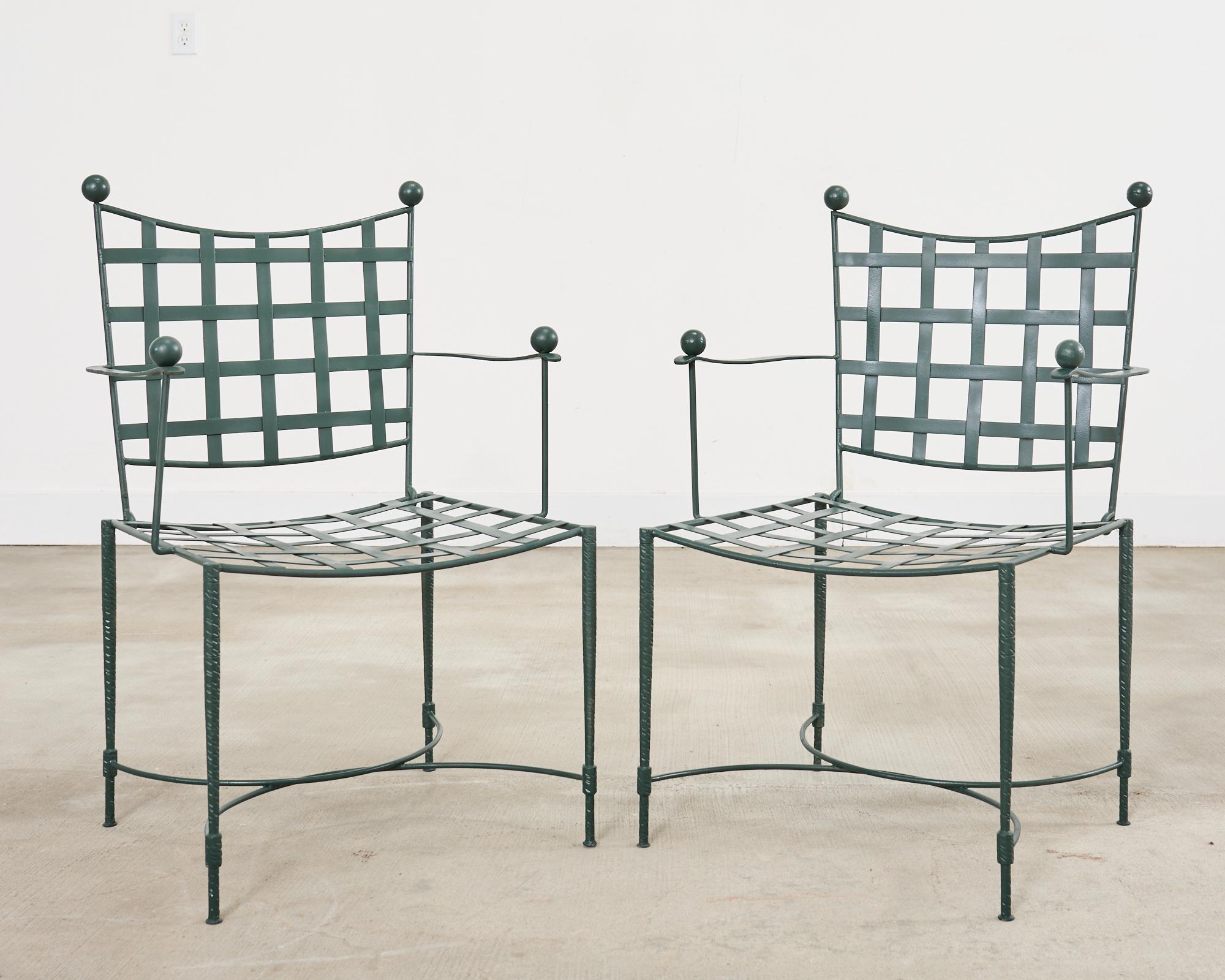 Mario Papperzini for Salterini Iron Garden Dining Suite in vendita 6