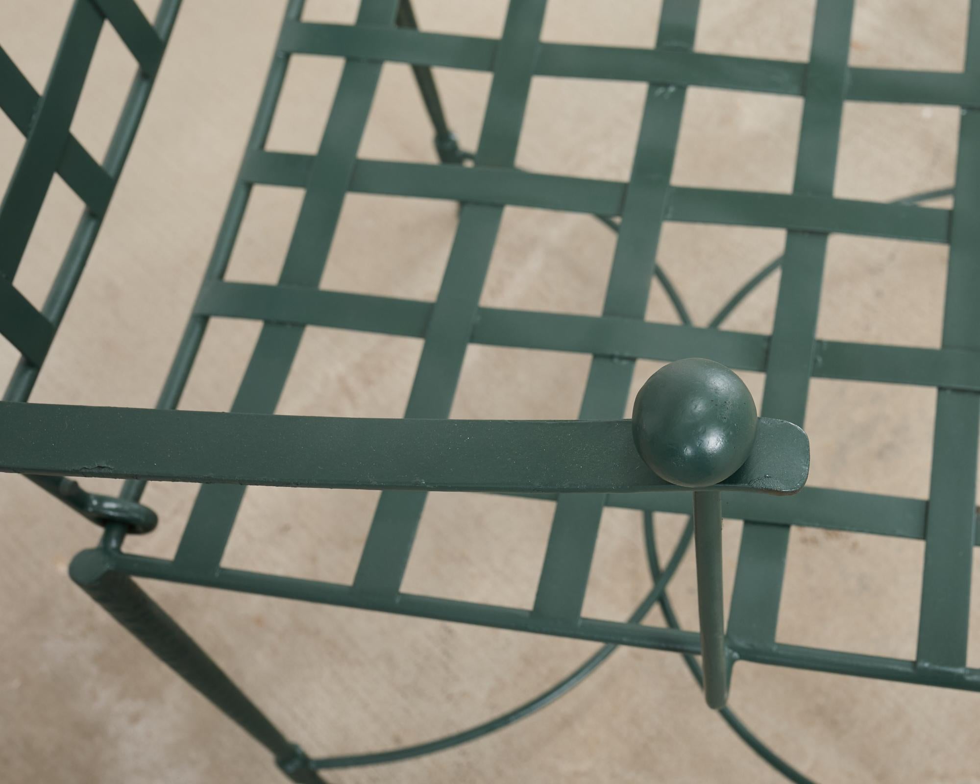 Mario Papperzini for Salterini Iron Garden Dining Suite in vendita 7