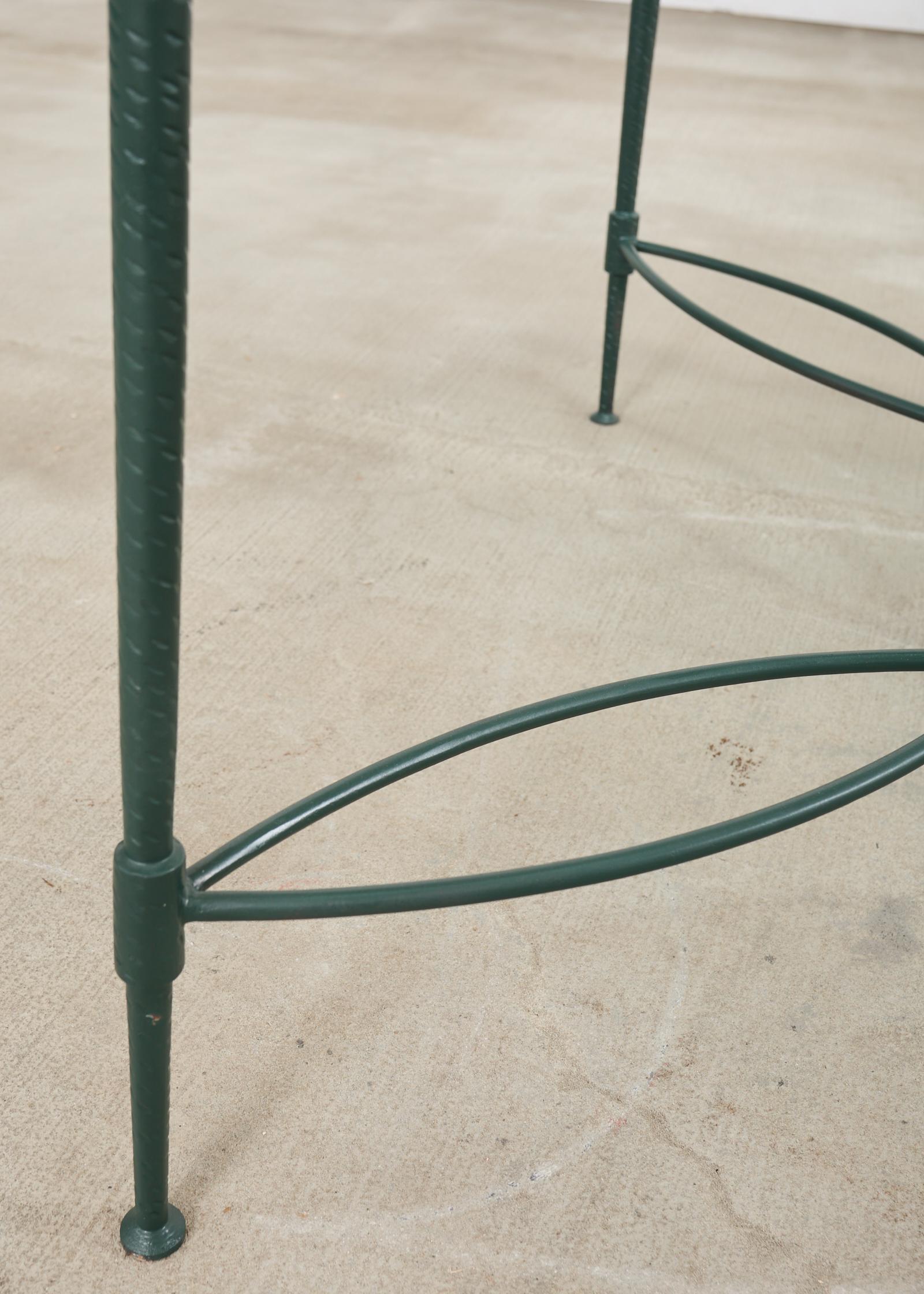 Mario Papperzini for Salterini Iron Garden Dining Suite in vendita 1