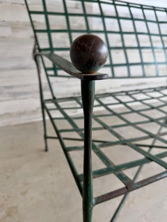 Mario Papperzini for Salterini Iron Garden Sofa