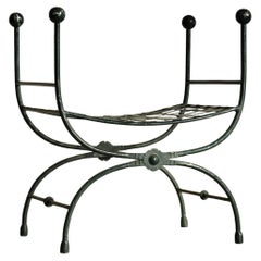 Mario Papperzini for Salterini Rare "Amalfi" Stool for Salterini, 1960s Mario Papperzini for Salterini Rare "Amalfi" Stool for Salterini, 1960s