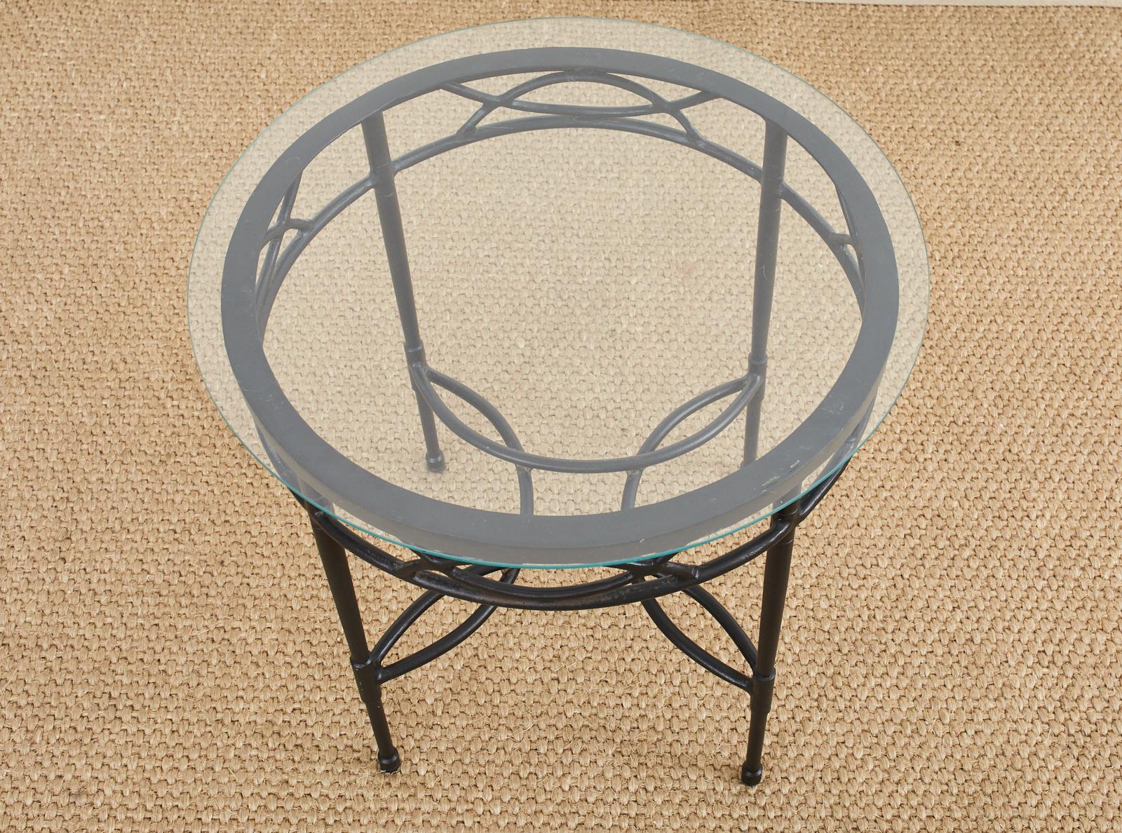Mario Papperzini for Salterini Style Patio Garden Drinks Table In Good Condition In Rio Vista, CA