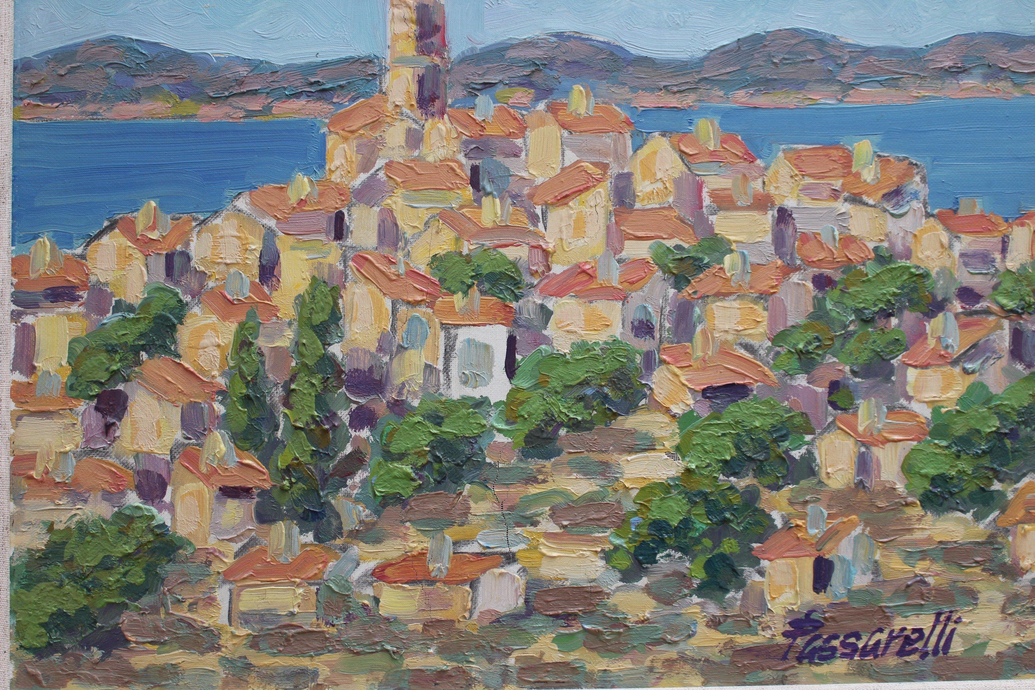 St. Tropez - Painting by Mario Passarelli