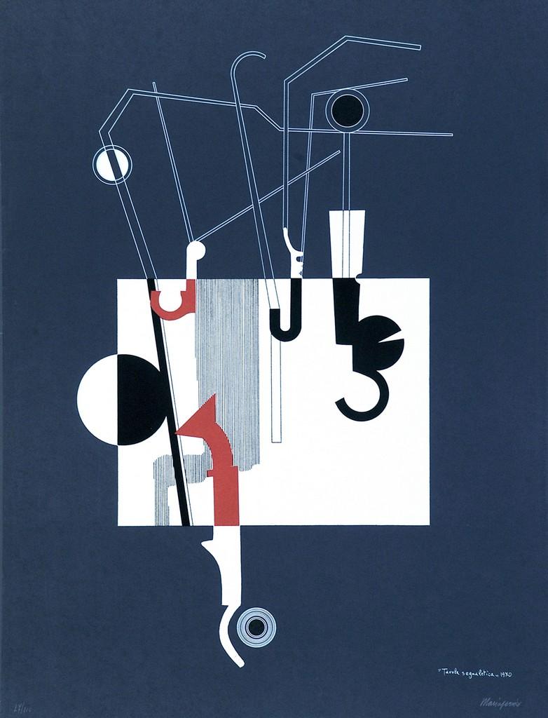 Grafico 1970 - Litografia di Mario Persico - 1970ca