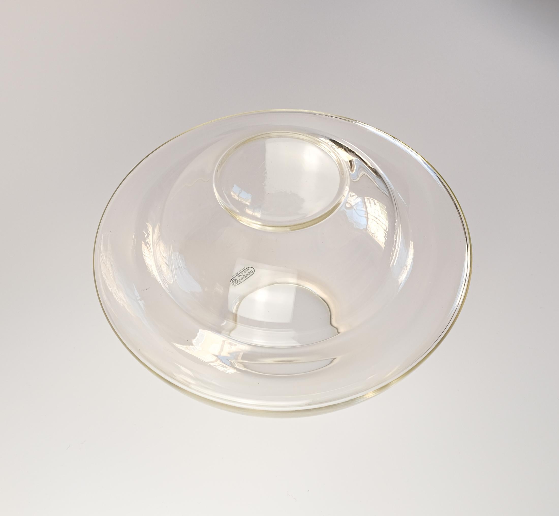 Mario Pinzoni Seguso Vetri d'Arte Vase en verre de Murano, Italie c.1980s en vente 1
