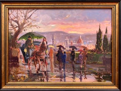 “Rainy Sunset Florence, Italy”