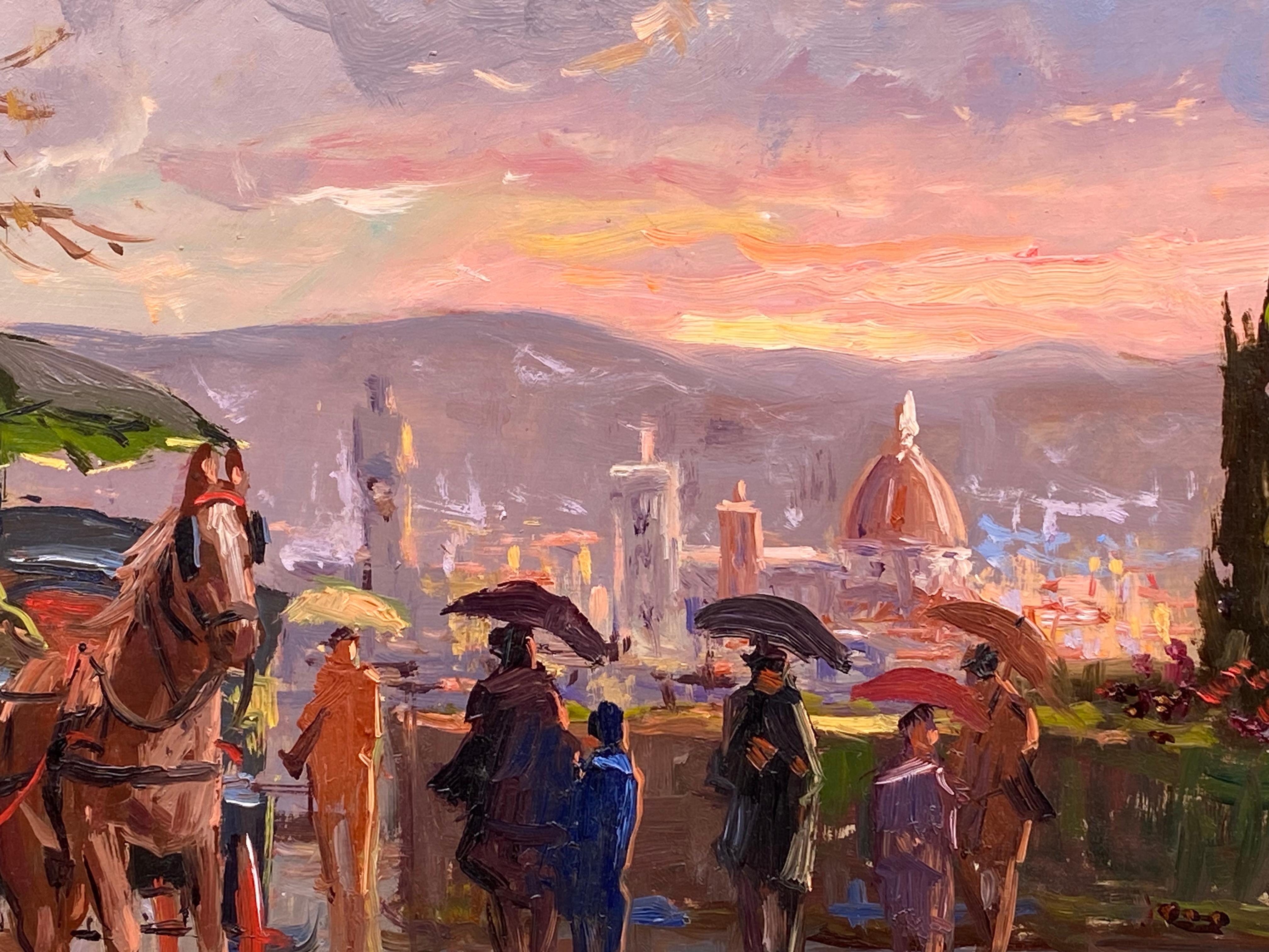 “Rainy Sunset Florence, Italy” For Sale 1